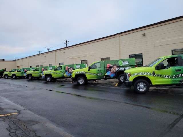 Lawn Care Trucks from Emerald Lawn Care